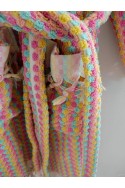 Bubble Handwoven Robe - Pastel Multicolour