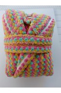 Bubble Handwoven Robe - Pastel Multicolour