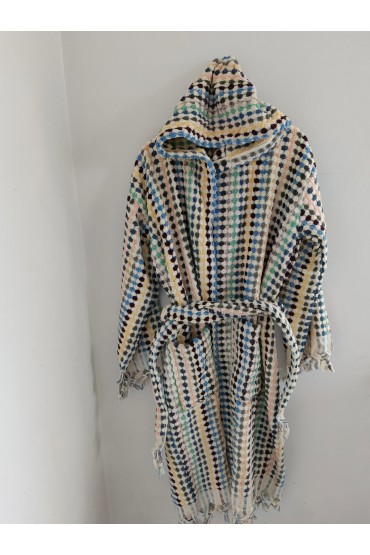 Bubble Handwoven Robe - Bohemian Colors