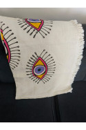 Eye Printed Peshtemal