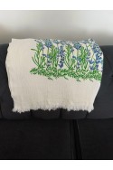Lavender Floral Printed Peshtemal